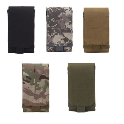 Outdoor Camouflage Waist Bag Phone Holder Sport Belt Bag Case Waterproof Nylon Sport Hunting Camo Bags in Backpack