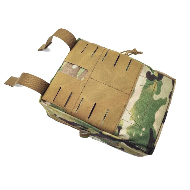 Tactical SS Style GP Tall Pouch Laser Cut MOLLE EDC Pouch Airsoft Vest Hunting Multi-purpose Utility Multicam Storage Bag Gear